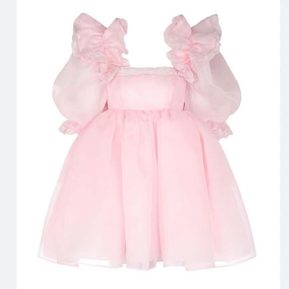 NWT Selkie THE BALLERINA SUGARFRILL DRESS Pink Medium - Picture 4 of 14